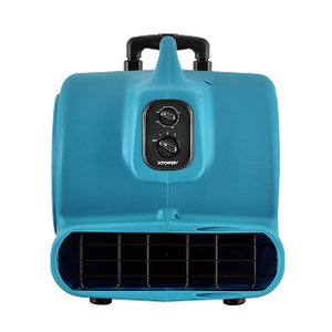 XPOWER P-800TH HIGH VELOCITY 700W CENTRIFUGAL AIR MOVER WITH TIMER, WHEELS