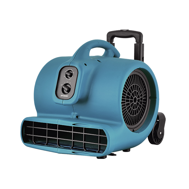 XPower P-600. Flexibilné 3 rýchlosti odstredivého vzduchu s časovačom, kolesami 