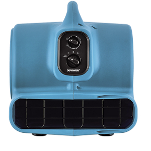 XPOWER P-600AT COMMERCIAL 520W CENTRIFUGAL AIR MOVER WITH TIMER, POWER OUTLET