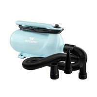 XPOWER B-163 HIGH-VELOCITY DUAL MOTOR PET DRYER WITH VARIABLE SPEED 