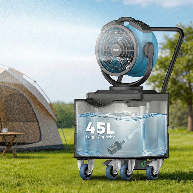 XPOWER FM-68WK Misting Fan With Built-In Pump And Water Reservoir