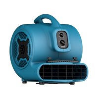 XPOWER P-800TC High Velocity 700W Centrifugal Air Mover With Timer And Carpet Clamp