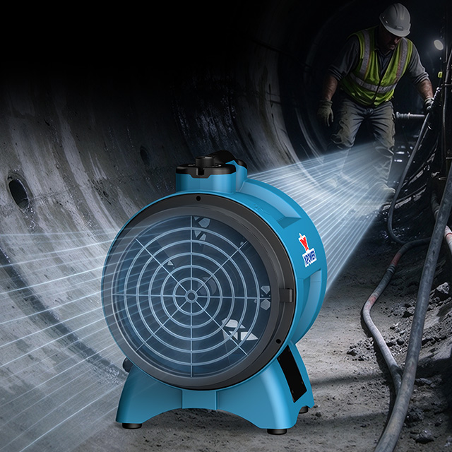 XPOWER X-8 8" Variable Speed Ductable Confined Space Fan