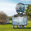 XPOWER FM-68W Outdoor 3 Speeds Misting Fan With Built-In Pump