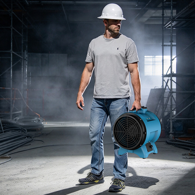 XPOWER X-12 12" Variable Speed Industrial Confined Space Fan