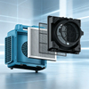 XPOWER X-2380 550CFM Mini Air Scrubber With 3-Stage Filtration System