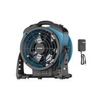 XPOWER FM-65WB 900CFM Battery-Operated Misting Fan With Built-In Pump
