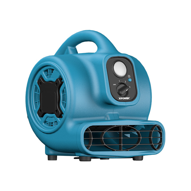 XPOWER P-230L 2-IN-1(Drying & Lighting) Mini Air Mover with LED Spotlight