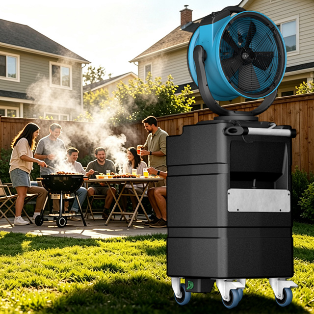 XPOWER FM-88WK High-Capacity Misting Fan With Built-In Pump, Water Reservoir