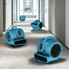XPOWER P-800TC High Velocity 700W Centrifugal Air Mover With Timer And Carpet Clamp