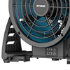 XPOWER FM-65WB 900CFM akkuk&auml;ytt&ouml;inen sumutuuletin sis&auml;&auml;nrakennetulla pumpulla