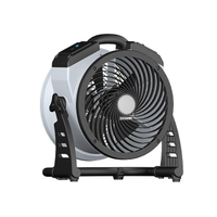 XPOWER FC-100L 11” COMPACT MULTIPURPOSE AIR CIRCULATOR WITH INTEGRATED 3-SPPED LED SPOTLIGHT 
