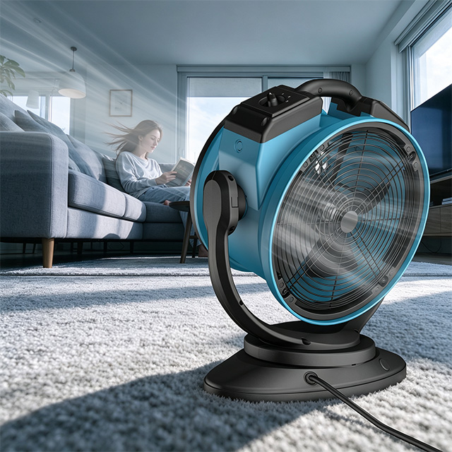 XPOWER FM-68 900CFM Portable Tankless Misting Fan With Oscillation