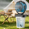 XPOWER FM-68W Outdoor 3 Speeds Misting Fan With Built-In Pump
