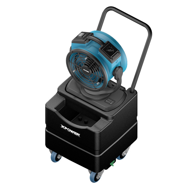 XPOWER FM-68WK Misting Fan With Built-In Pump And Water Reservoir