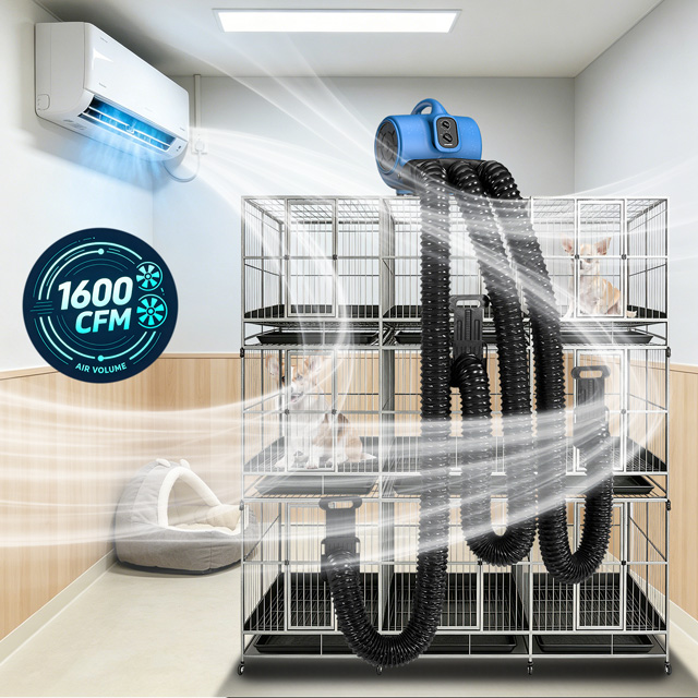 XPOWER X-400TF Cage Dryer With 430Multi Cage Drying Hose Kit