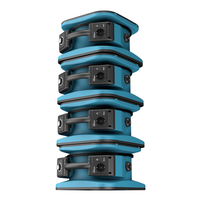 XPOWER P-56A PROFESSIONAL AXIAL AIR MOVER WITH POWER OUTLET 