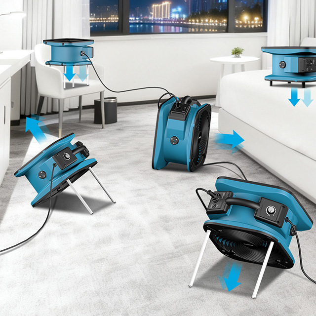 XPOWER P-56A PROFESSIONAL AXIAL AIR MOVER WITH POWER OUTLET 