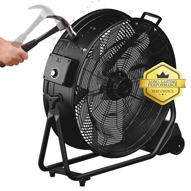 XPOWER FD-630D 24” DC Brushless Motor High Velocity Drum Fan