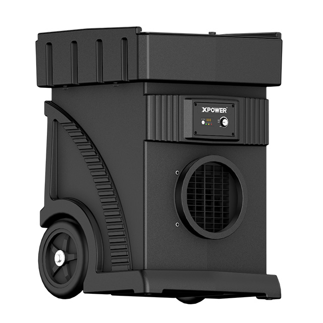 Depurador de aire comercial PM2.5 de velocidades variables con motor sin escobillas XPOWER AP-2500D DC