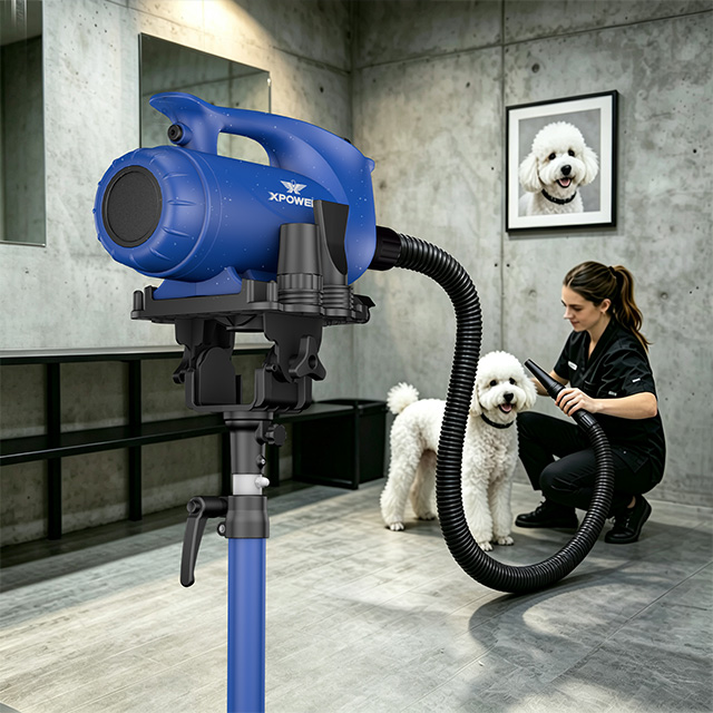 XPOWER B-8 DC Brushless Motor Variable Speed Variable Heat Force Pet Dryer