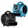 XPOWER P-230AT 700CFM Compact Centrifugal Air Mover with Timer, Power Outlets