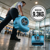 XPOWER P-600AT Commercial 520W Centrifugal Air Mover With Timer, Power Outlet