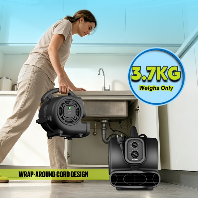 XPOWER P-250NT Mighty Scented Air Mover with Negative Ion Generator, Timer